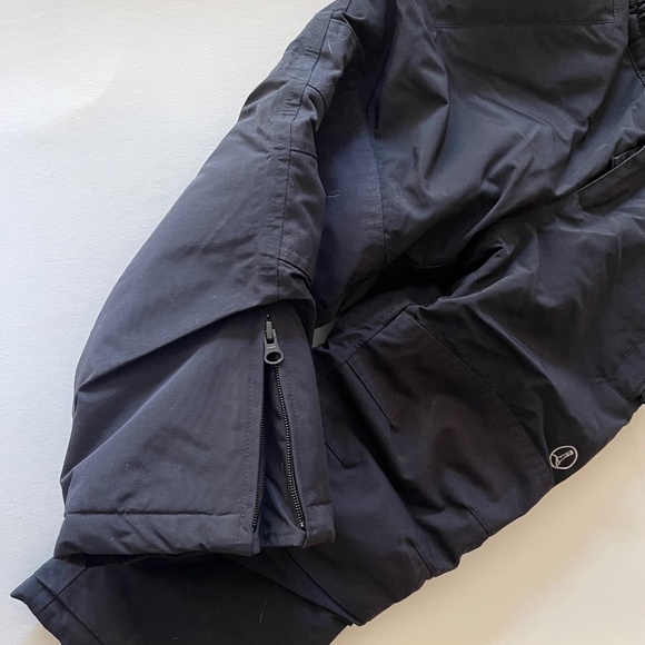 Lands End Squall Black Ski Snow Pants Sz 4 Unisex - Picture 3 of 16